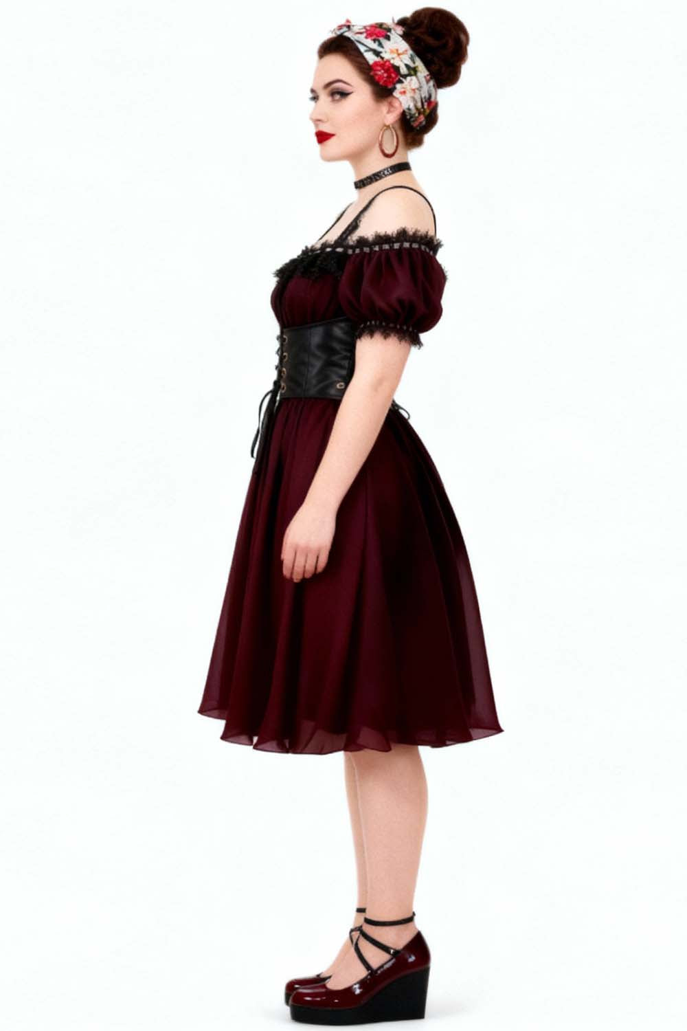 Brandace Off Shoulder Midi Dress