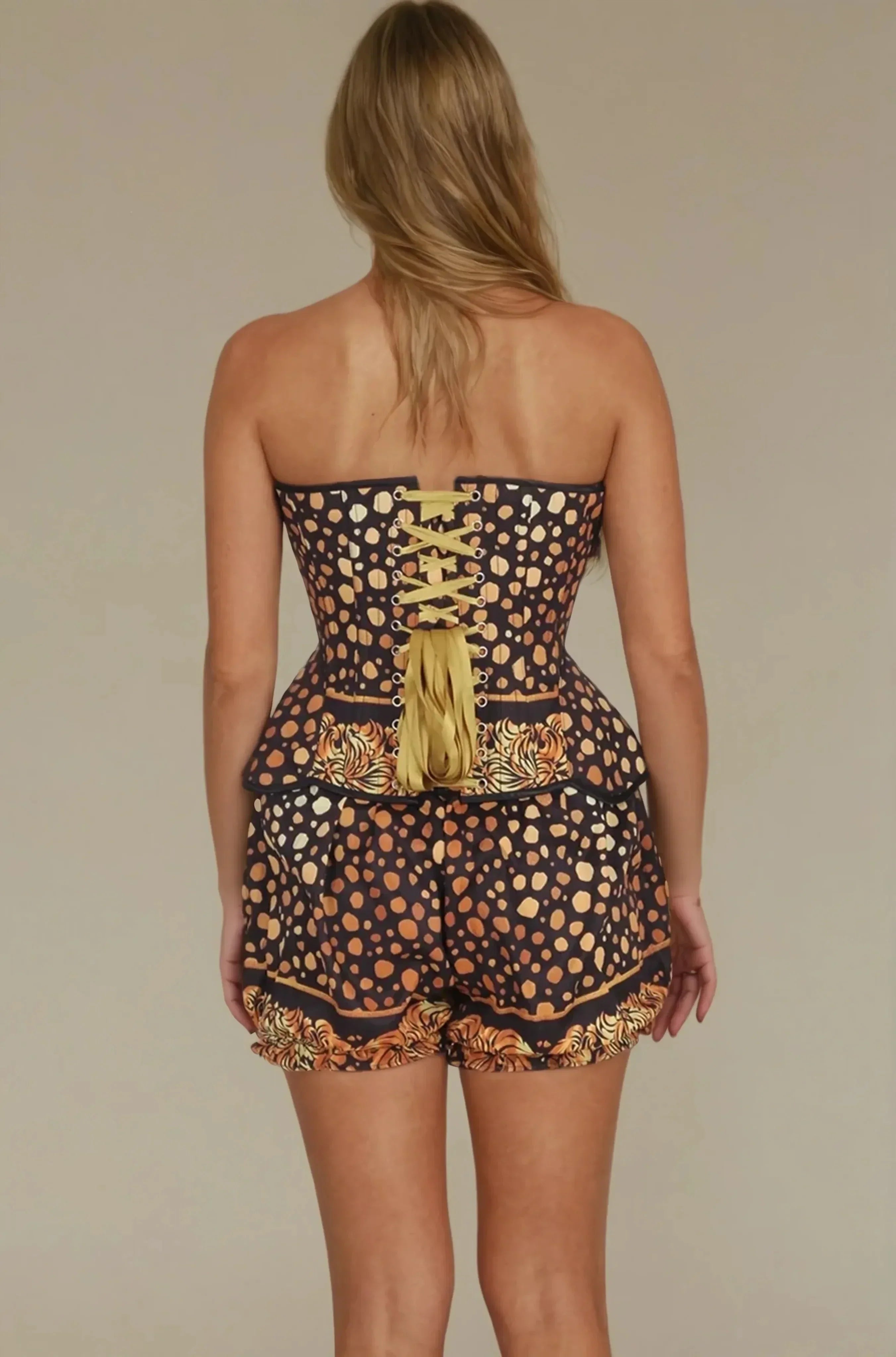 Jenna Golden Luxe Leopard Corset