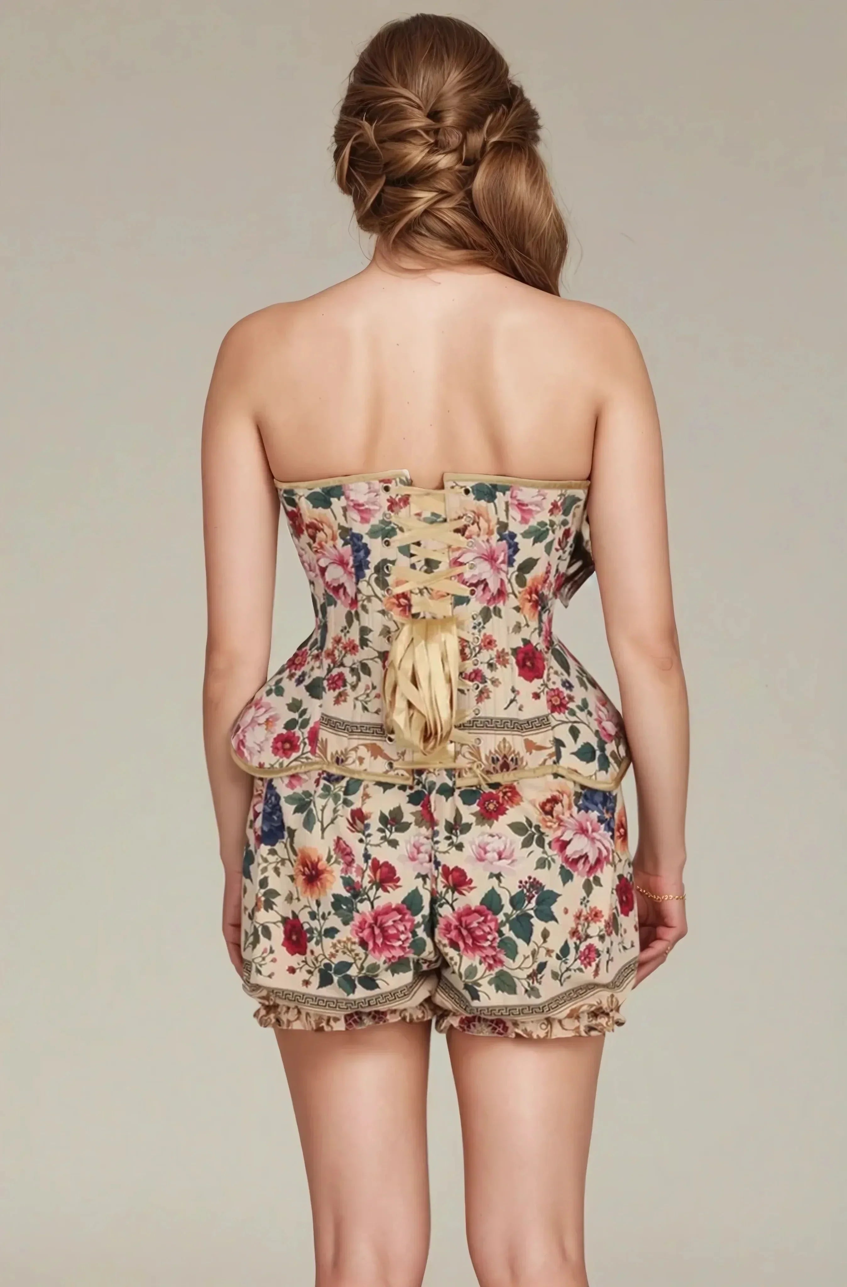 Shelayne Baroque Bloom Scroll Corset