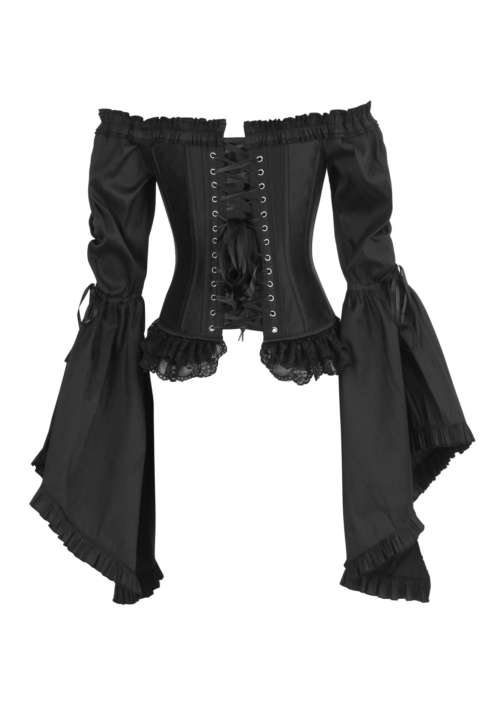 Brightyn Rococo Overbust Black Corset