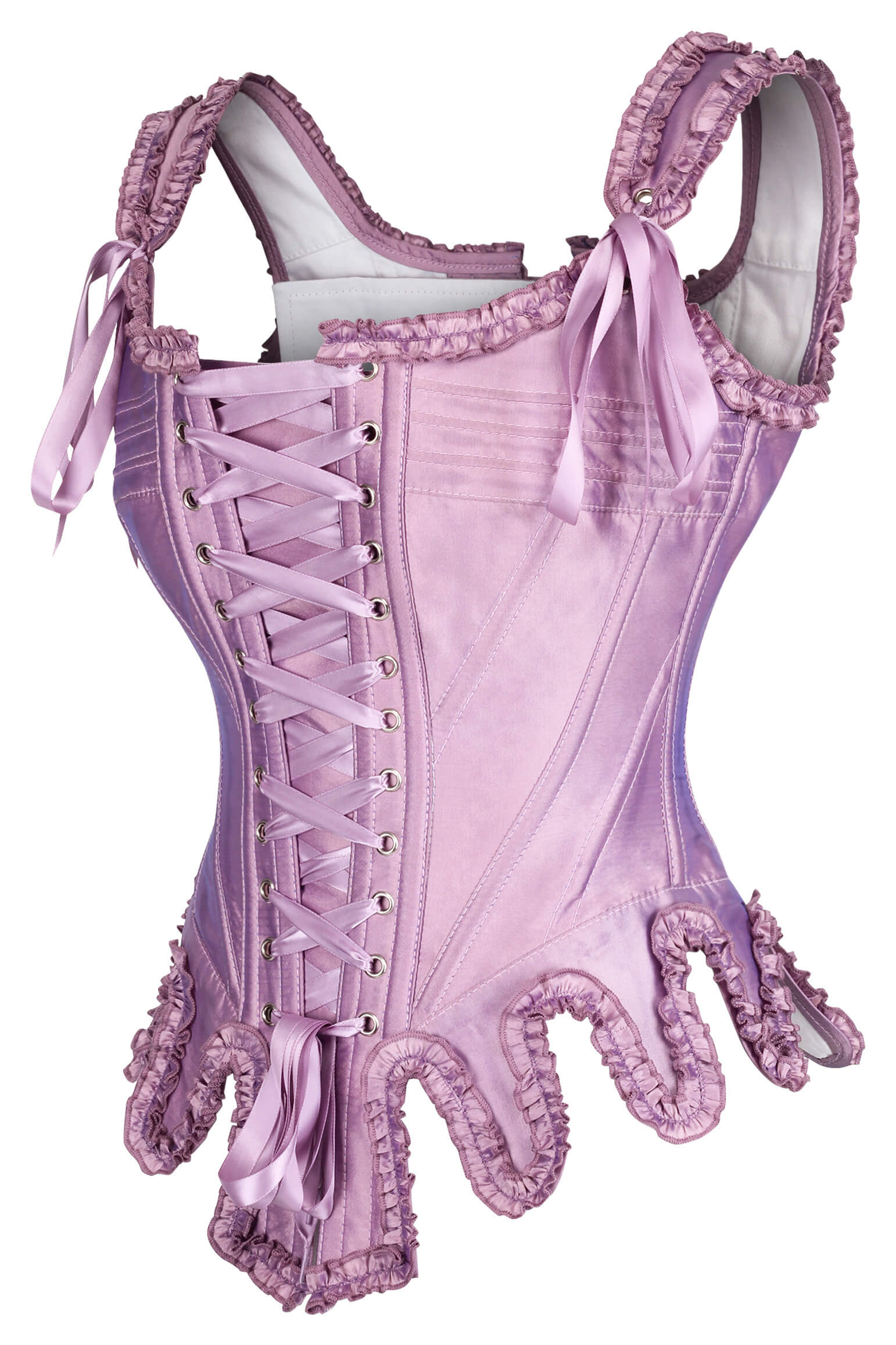 Araminta Rococo Overbust Corset with Shoulder Straps